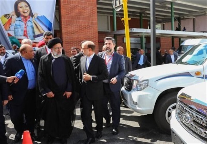 احیای خط تولید محصولات خودروساز ایرانی در ونزوئلا با حضور رئیسی