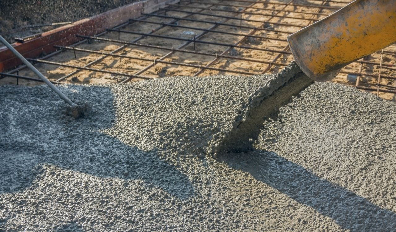 How is the concreting of the building done?