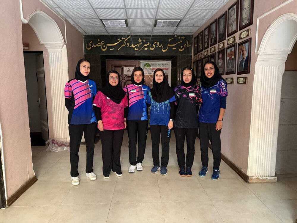 اردوی تیم ملی حضور ورزشکار مشهدی در اردوی تیم ملی تنیس روی میز